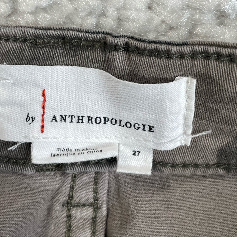 Anthropologie Mavis Pants Camo Utility Lace Feminine Military Sz 27 - Picture 3 of 9